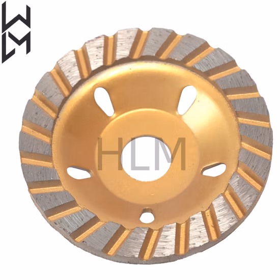 Roda de copo de moagem de ferramentas de diamante para polimento de granito de mármore de pedra